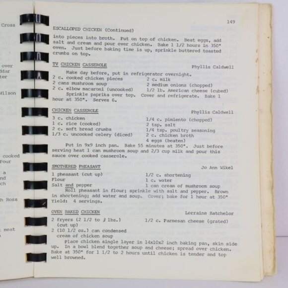 Vintage Island United Methodist Church Cookbook Muscatine IA Midwest Recipes - Picture 8 of 11